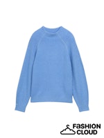 Afbeelding in Gallery-weergave laden, TOM TAILOR KNIT PLAITED RIB PULLOVER light blue knit structure
