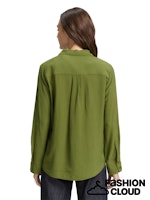 Load image into Gallery viewer, TOM TAILOR BLOUSE STRUCTURED SOLID deep ivy green
