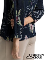 Load image into Gallery viewer, TOM TAILOR BLOUSE PLISSE ALLOVERPRINTED big flower design
