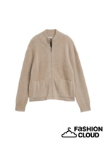 Afbeelding in Gallery-weergave laden, TOM TAILOR KNIT CARDIGAN WITH ZIP soft taupe grey
