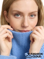 Afbeelding in Gallery-weergave laden, TOM TAILOR KNIT PLAITED RIB PULLOVER light blue knit structure

