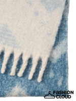 Afbeelding in Gallery-weergave laden, TOM TAILOR COSY BRUSHED SCARF blue geometric scarf
