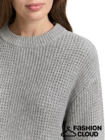 Afbeelding in Gallery-weergave laden, TOM TAILOR KNIT STRUCTURE MIX PULLOVER medium silver grey
