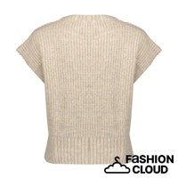 Load image into Gallery viewer, GEISHA SPENCER CABLE ARGYLE sand
