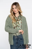 Load image into Gallery viewer, GEISHA BLOUSE PRINT green/brown
