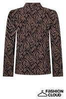 Afbeelding in Gallery-weergave laden, ZOSO TRAVEL BLOUSE JASMINE mocha-navy
