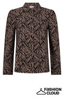 Afbeelding in Gallery-weergave laden, ZOSO TRAVEL BLOUSE JASMINE mocha-navy
