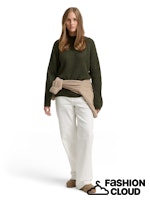 Afbeelding in Gallery-weergave laden, TOM TAILOR DENIM COZY MOCK NECK PULLOVER grape leaf green melange
