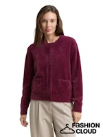Afbeelding in Gallery-weergave laden, TOM TAILOR KNIT CARDIGAN WITH BUTTONS bordeaux red
