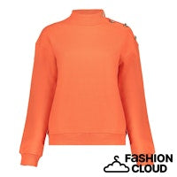 GEISHA SWEATER WITH BUTTONS orange