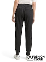 Afbeelding in Gallery-weergave laden, TOM TAILOR JERSEY LOOSE FIT PANTS PINSTRIPE grey white pinstripe
