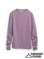 Afbeelding in Gallery-weergave laden, TOM TAILOR DENIM COSY LONGSLEEVE T-SHIRT dark lavender melange
