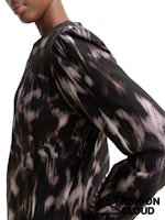 Afbeelding in Gallery-weergave laden, TOM TAILOR DENIM PRINTED SWEATSHIRT black brown abstract print
