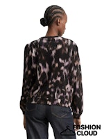 Afbeelding in Gallery-weergave laden, TOM TAILOR DENIM PRINTED SWEATSHIRT black brown abstract print
