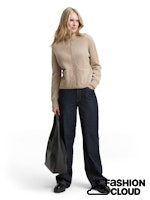 Afbeelding in Gallery-weergave laden, TOM TAILOR KNIT CARDIGAN WITH ZIP soft taupe grey
