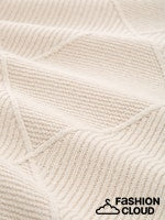 Afbeelding in Gallery-weergave laden, TOM TAILOR KNIT FUNNEL-NECK PULLOVER sand stone beige
