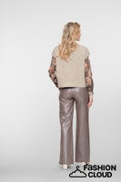 Afbeelding in Gallery-weergave laden, GEISHA PANTS taupe/silver
