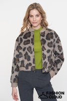 Afbeelding in Gallery-weergave laden, GEISHA BOMBER JACKET camel/antracite
