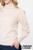 Afbeelding in Gallery-weergave laden, GEISHA PULL BASIC TURTLE LUREX off white/gold
