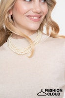 Afbeelding in Gallery-weergave laden, GEISHA PULL BASIC TURTLE LUREX off white/gold
