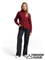 Afbeelding in Gallery-weergave laden, TOM TAILOR KNIT TURTLENECK PULLOVER rumba red melange
