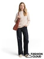 Afbeelding in Gallery-weergave laden, TOM TAILOR KNIT FUNNEL-NECK PULLOVER sand stone beige
