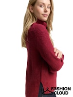 Afbeelding in Gallery-weergave laden, TOM TAILOR KNIT TURTLENECK PULLOVER rumba red melange
