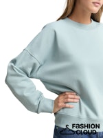Afbeelding in Gallery-weergave laden, TOM TAILOR DENIM CREWNECK SWEATSHIRT silver cloud blue
