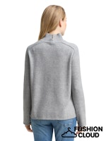 Afbeelding in Gallery-weergave laden, TOM TAILOR KNIT COSY MOCK-NECK PULLOVER medium silver grey
