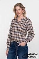 Afbeelding in Gallery-weergave laden, GEISHA TOP brown/gold
