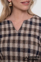 Afbeelding in Gallery-weergave laden, GEISHA TOP brown/gold
