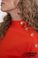 Afbeelding in Gallery-weergave laden, GEISHA SWEATER WITH BUTTONS orange
