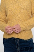 Afbeelding in Gallery-weergave laden, GEISHA PULLOVER ARGYLE ochre yellow
