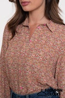 Load image into Gallery viewer, GEISHA BLOUSE pink/brown
