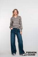 Afbeelding in Gallery-weergave laden, GEISHA JEANS WIDE dark blue denim
