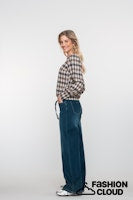 Afbeelding in Gallery-weergave laden, GEISHA JEANS WIDE dark blue denim
