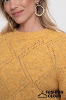 Afbeelding in Gallery-weergave laden, GEISHA PULLOVER ARGYLE ochre yellow
