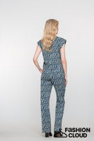 Afbeelding in Gallery-weergave laden, GEISHA PANTS off white/blue

