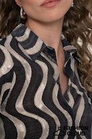 Afbeelding in Gallery-weergave laden, GEISHA BLOUSE black/gold
