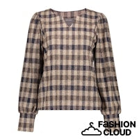 GEISHA TOP brown/gold