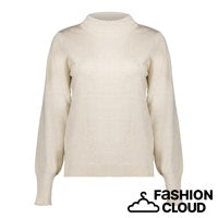 Afbeelding in Gallery-weergave laden, GEISHA PULL BASIC TURTLE LUREX off white/gold
