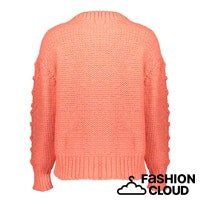 Afbeelding in Gallery-weergave laden, GEISHA PULLOVER CHUNKY CABLE KNIT coral
