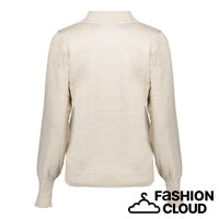 Afbeelding in Gallery-weergave laden, GEISHA PULL BASIC TURTLE LUREX off white/gold
