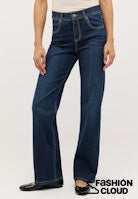 Afbeelding in Gallery-weergave laden, ANGELS JEANS LARA WIDE LEG dark indigo used
