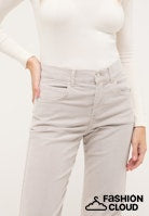 Load image into Gallery viewer, ANGELS BROEK LARA RIB WIDE LEG grey mom used
