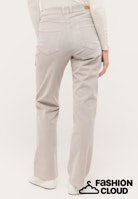 Load image into Gallery viewer, ANGELS BROEK LARA RIB WIDE LEG grey mom used
