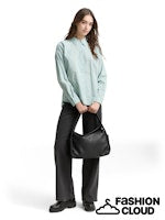 Afbeelding in Gallery-weergave laden, TOM TAILOR DENIM DOT STRUCTURE BLOUSE silver cloud blue
