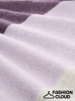 Load image into Gallery viewer, TOM TAILOR DENIM COZY COLOR BLOCK PULLOVER lilac beige colorblock
