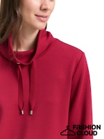 Afbeelding in Gallery-weergave laden, TOM TAILOR SWEATSHIRT SCUBA STAND UP COLLAR rumba red
