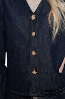 Load image into Gallery viewer, GEISHA BLOUSE DENIM dark blue denim
